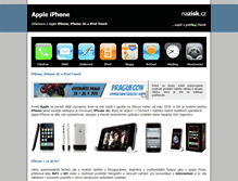 Tablet Screenshot of iphone.nazisk.cz