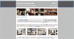 Desktop Screenshot of kuchyne.nazisk.cz