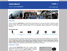 Tablet Screenshot of elektroworld.nazisk.cz